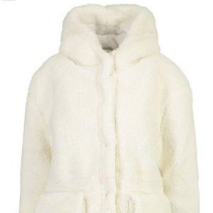 New Oversized Teddy Faux Fur Hooded Parka